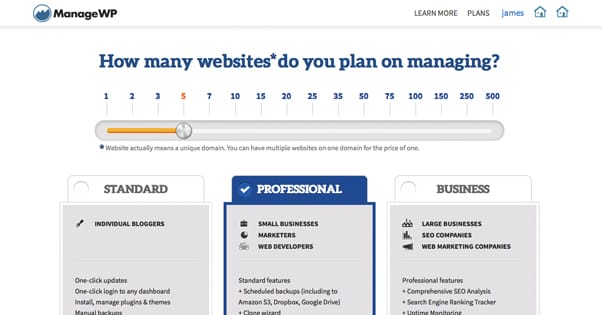 ManageWP-Pricing