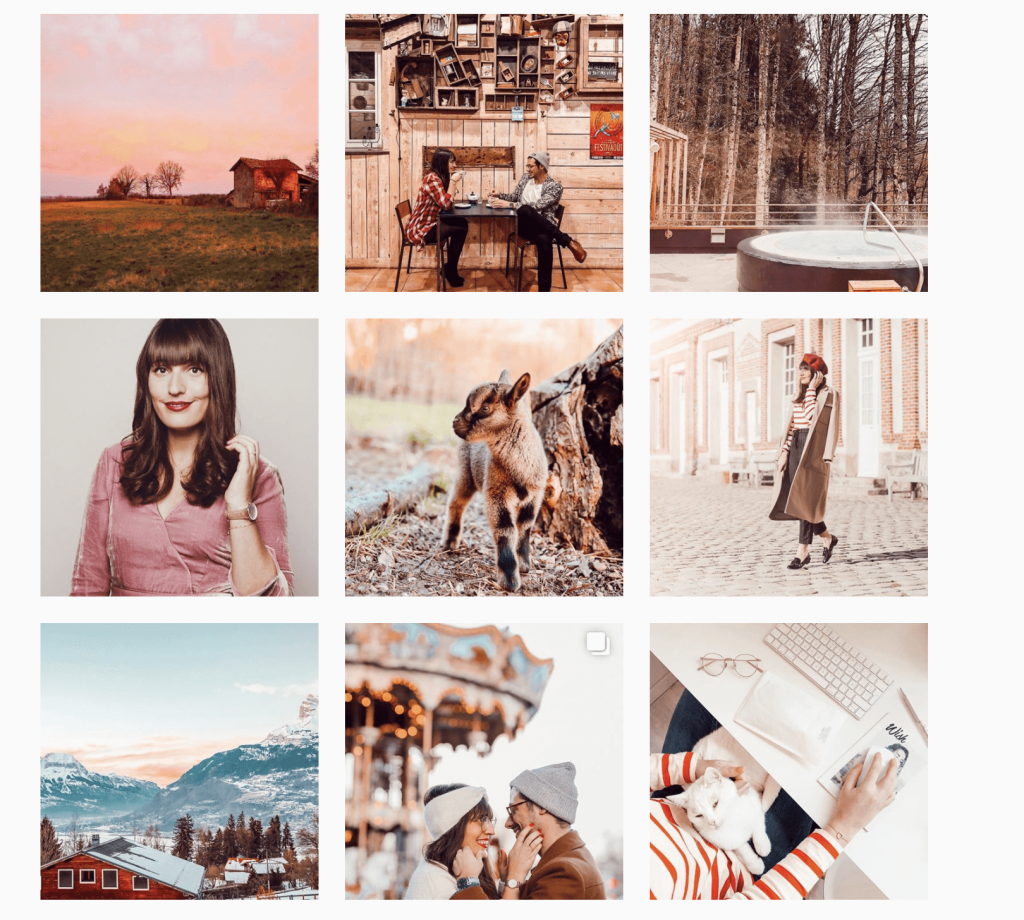 instagram feeds and grid