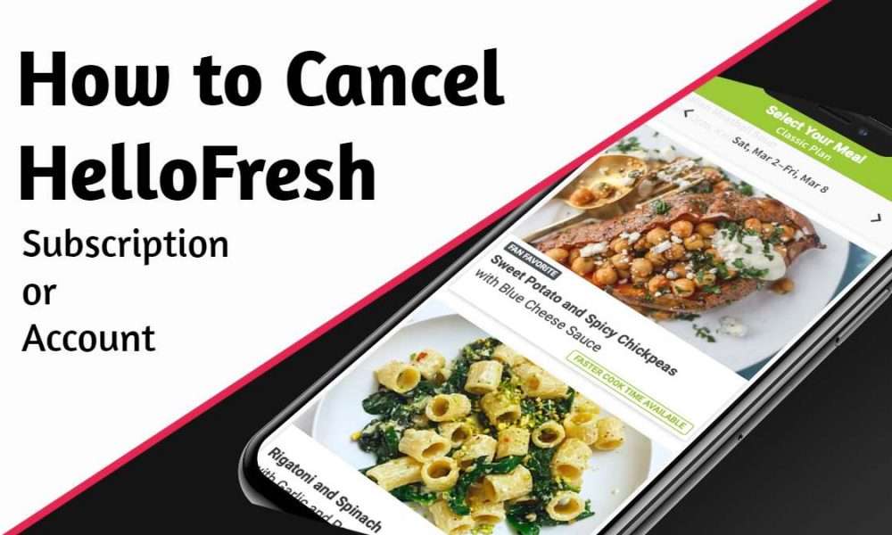 cancel HelloFresh Subscription